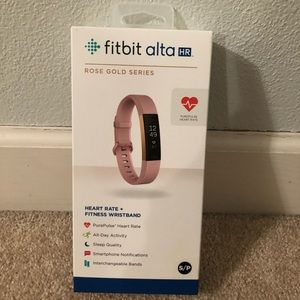 New Sealed Rose Gold Series Fitbit HR+ Small